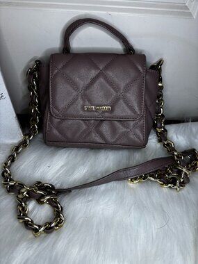 Steve Madden Pink Crossbody Purse | Gold Hardware | Authentic